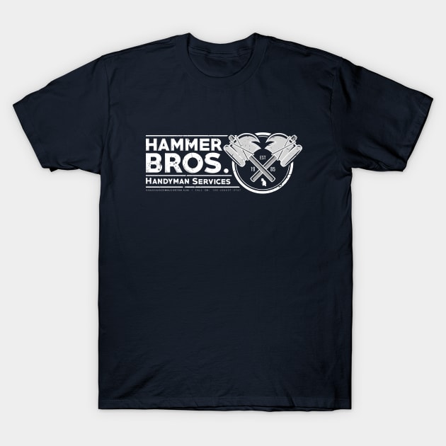 Hammer Bros DIY Sevices Super Mario TShirt TeePublic